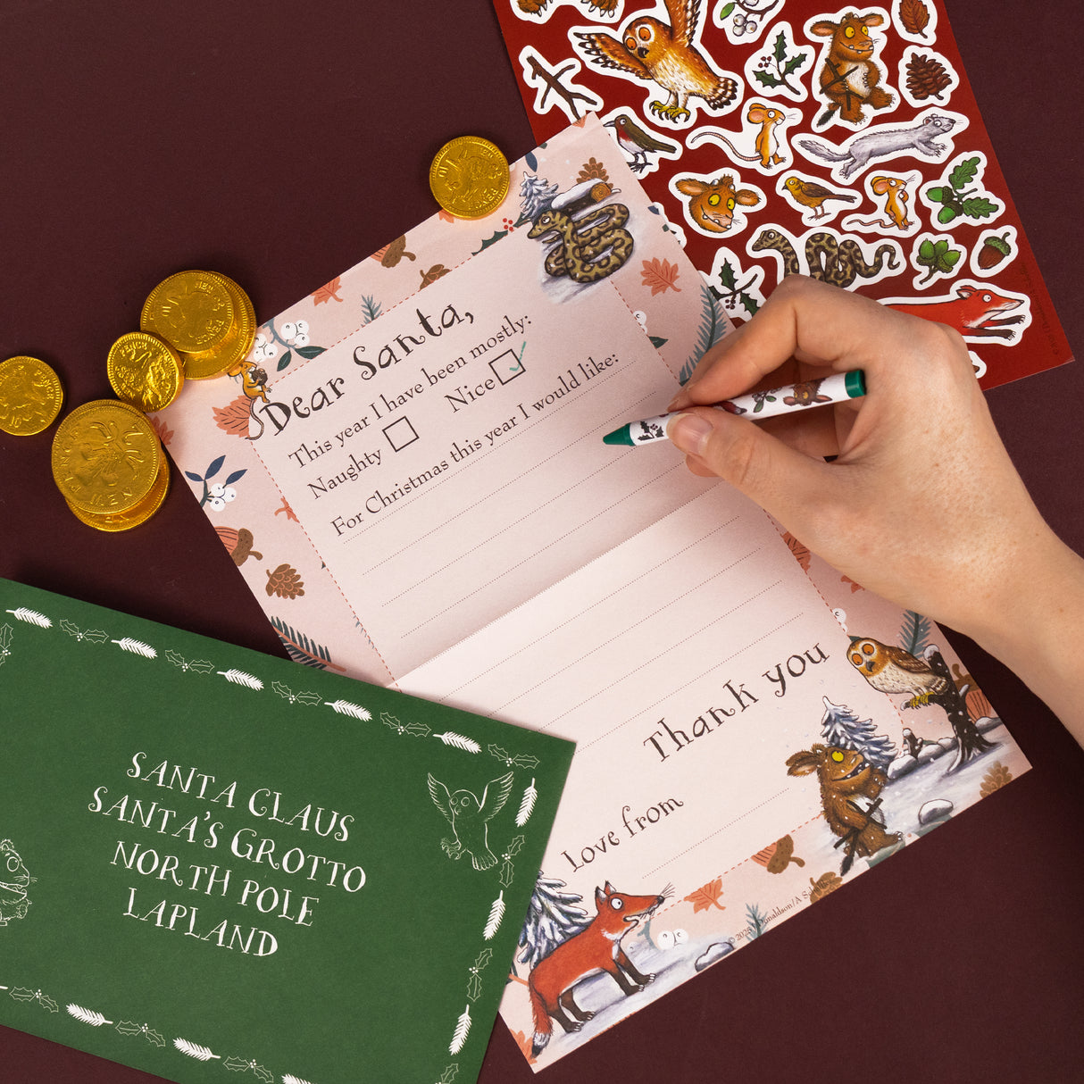 The Gruffalo’s Child Make Your Own Christmas Card Set
