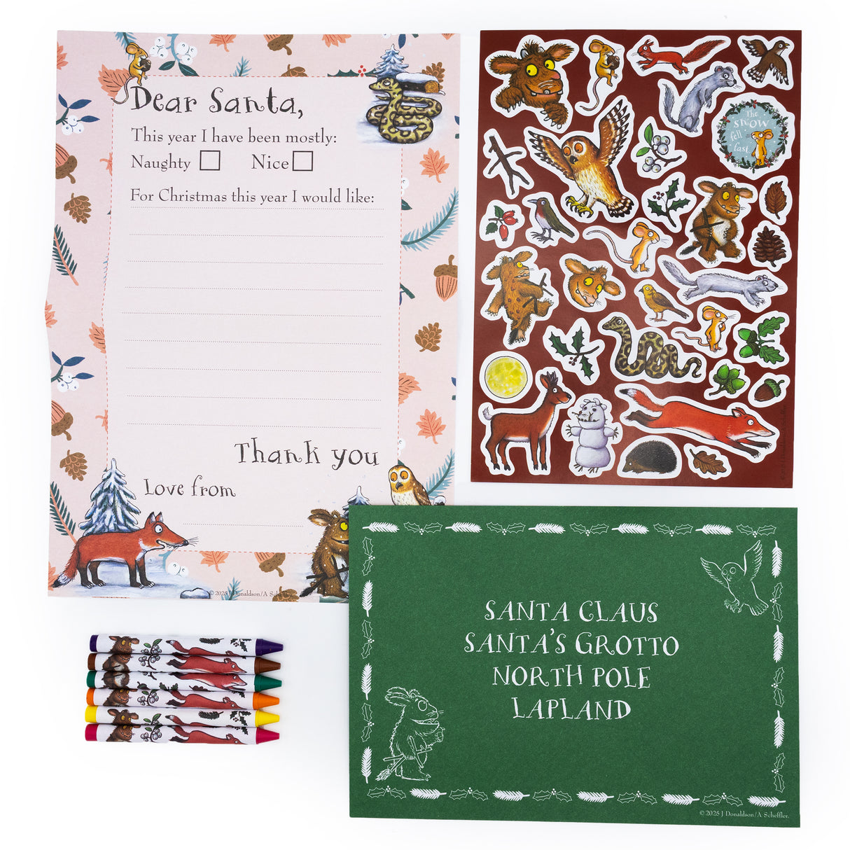 The Gruffalo’s Child Make Your Own Christmas Card Set