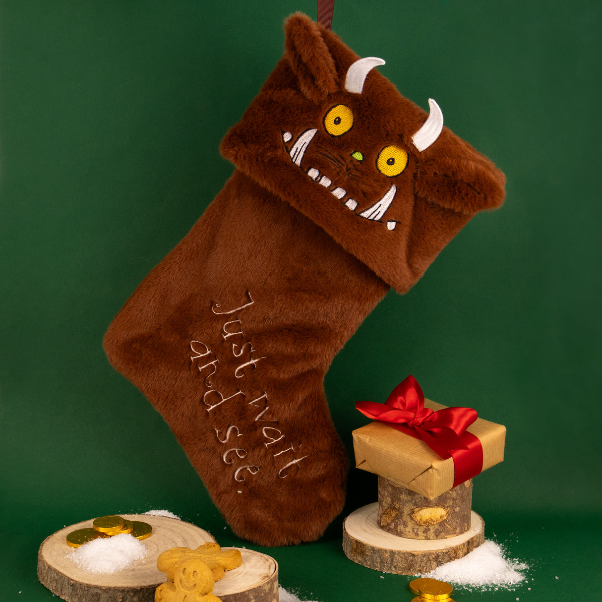 The Gruffalo’s Child Christmas Stocking – Super Soft Furry Festive Gift for Kids