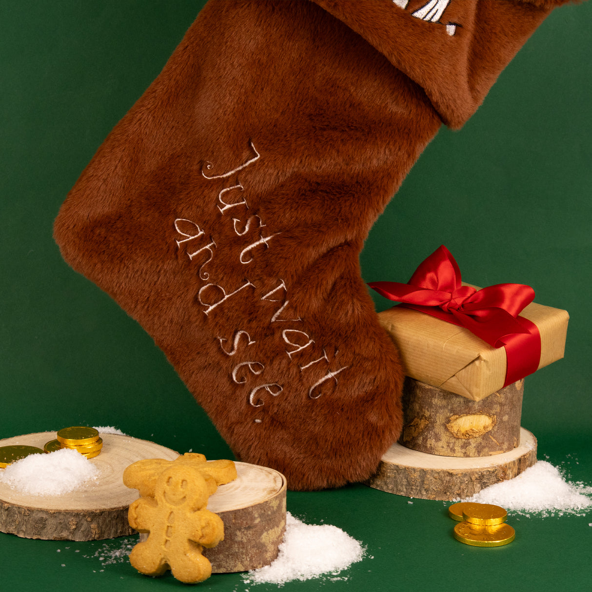 The Gruffalo’s Child Christmas Stocking – Super Soft Furry Festive Gift for Kids