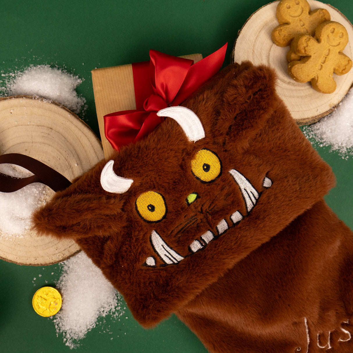 The Gruffalo’s Child Christmas Stocking – Super Soft Furry Festive Gift for Kids