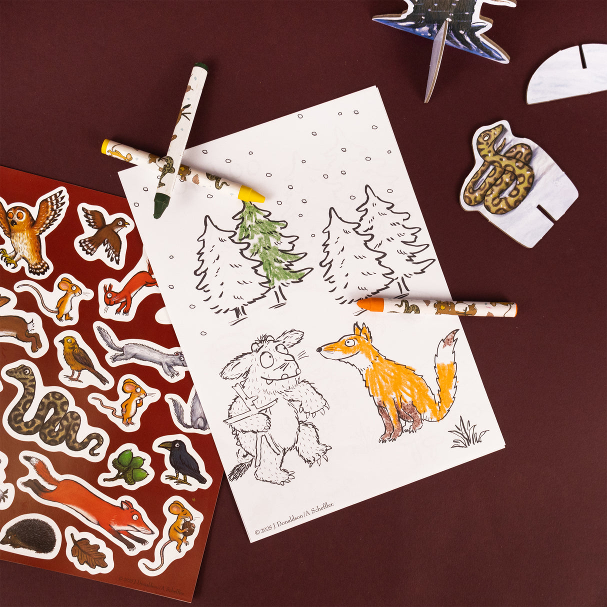 The Gruffalo's Child Make & Play Set – Creative Activity Kit with Play Scene