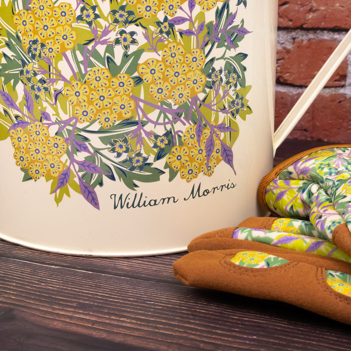 Orange Grove Watering Can – William Morris Jasmine Design
