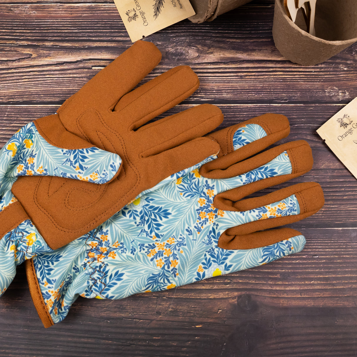 Orange Grove Gardening Gloves - Women's One Size – William Morris Larkspur Design
