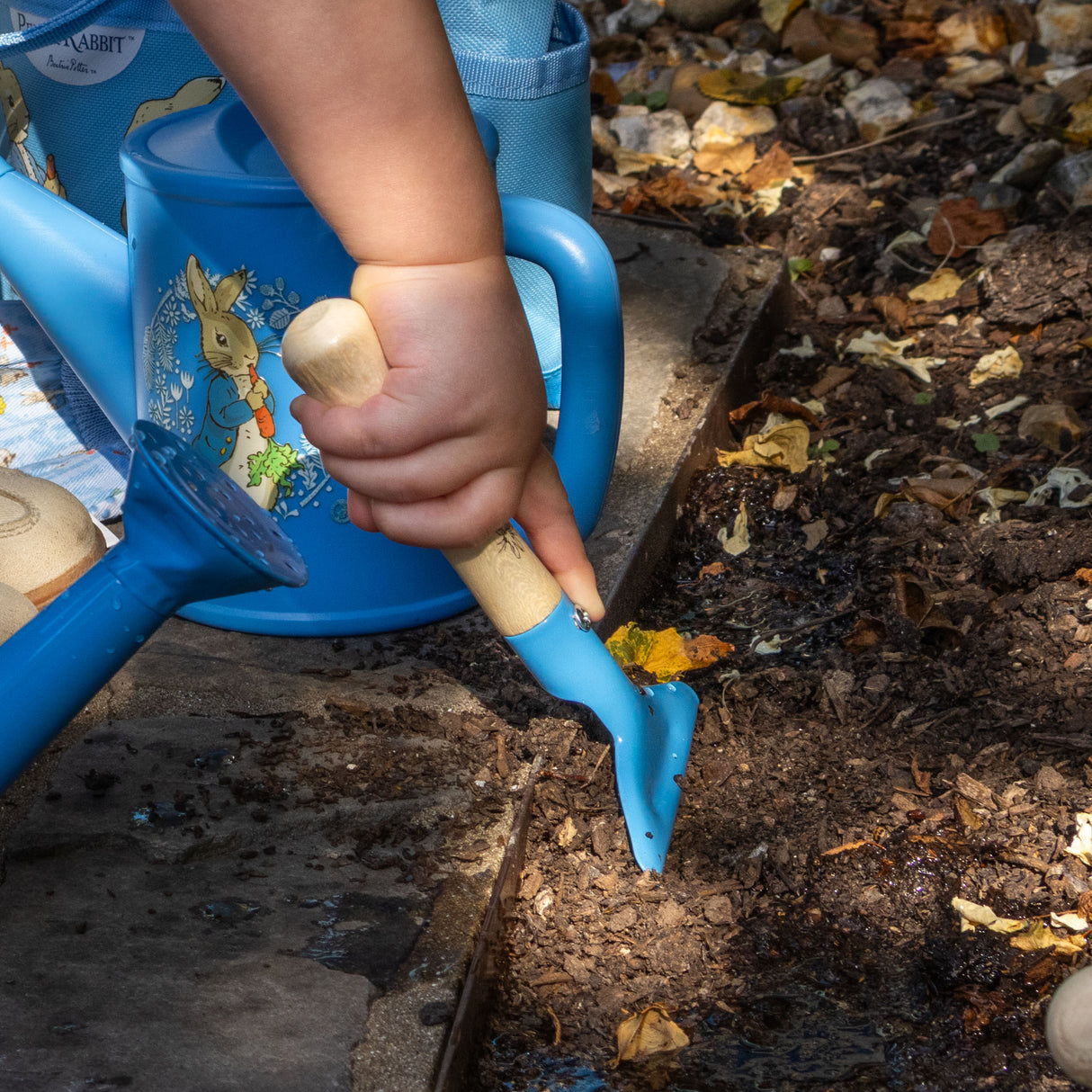 Peter Rabbit Children’s Garden Tool Set – 3-Piece Kids Gardening Kit with Trowel, Rake & Spade