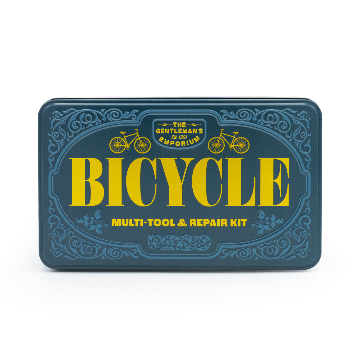 The Gentleman’s Emporium Bicycle Tin Set – Multi-Tool & Puncture Repair Kit