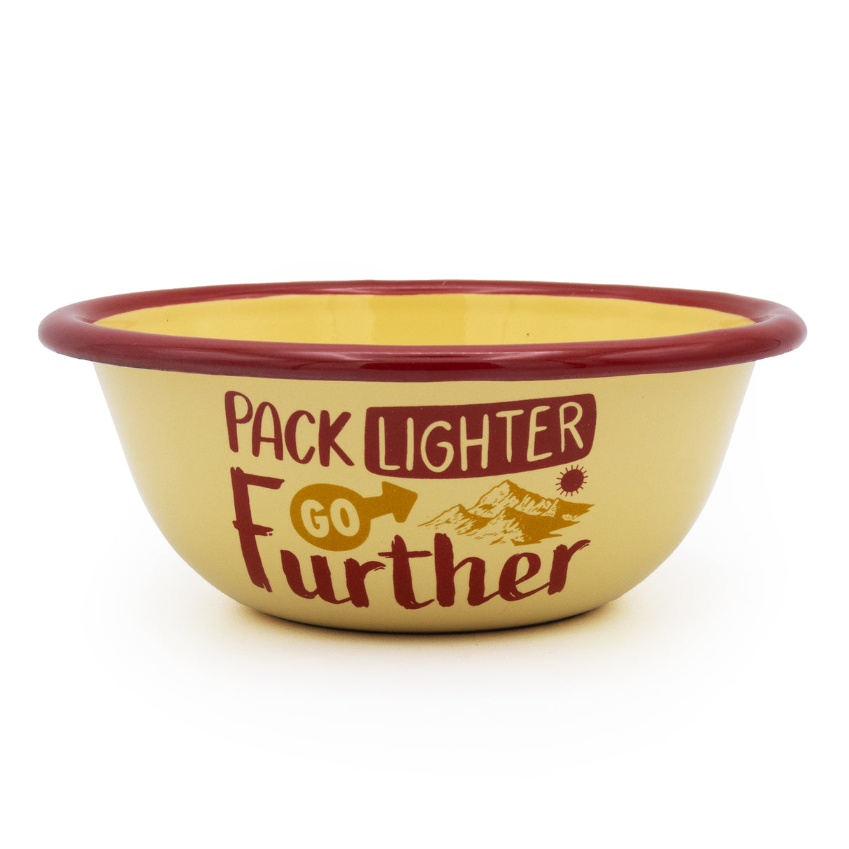 The Gentleman’s Emporium “Pack Lighter Go Further” Enamel Bowl