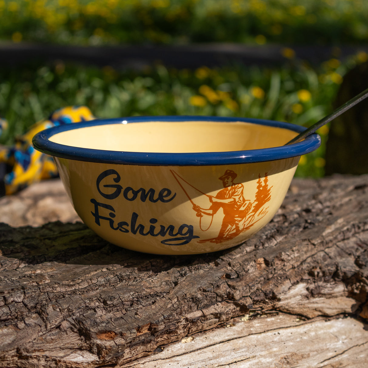 The Gentleman’s Emporium “Gone Fishing” Enamel Bowl