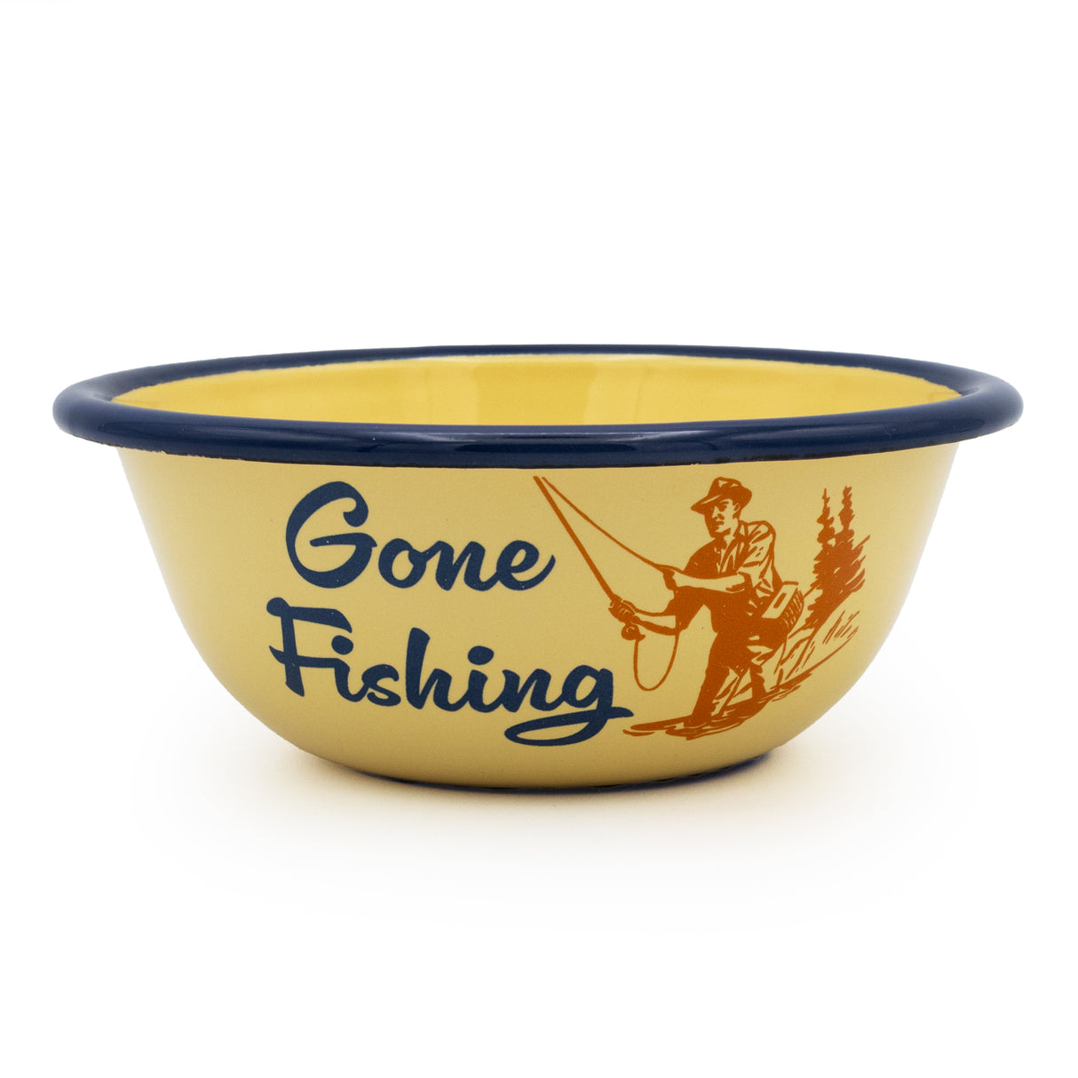 The Gentleman’s Emporium “Gone Fishing” Enamel Bowl