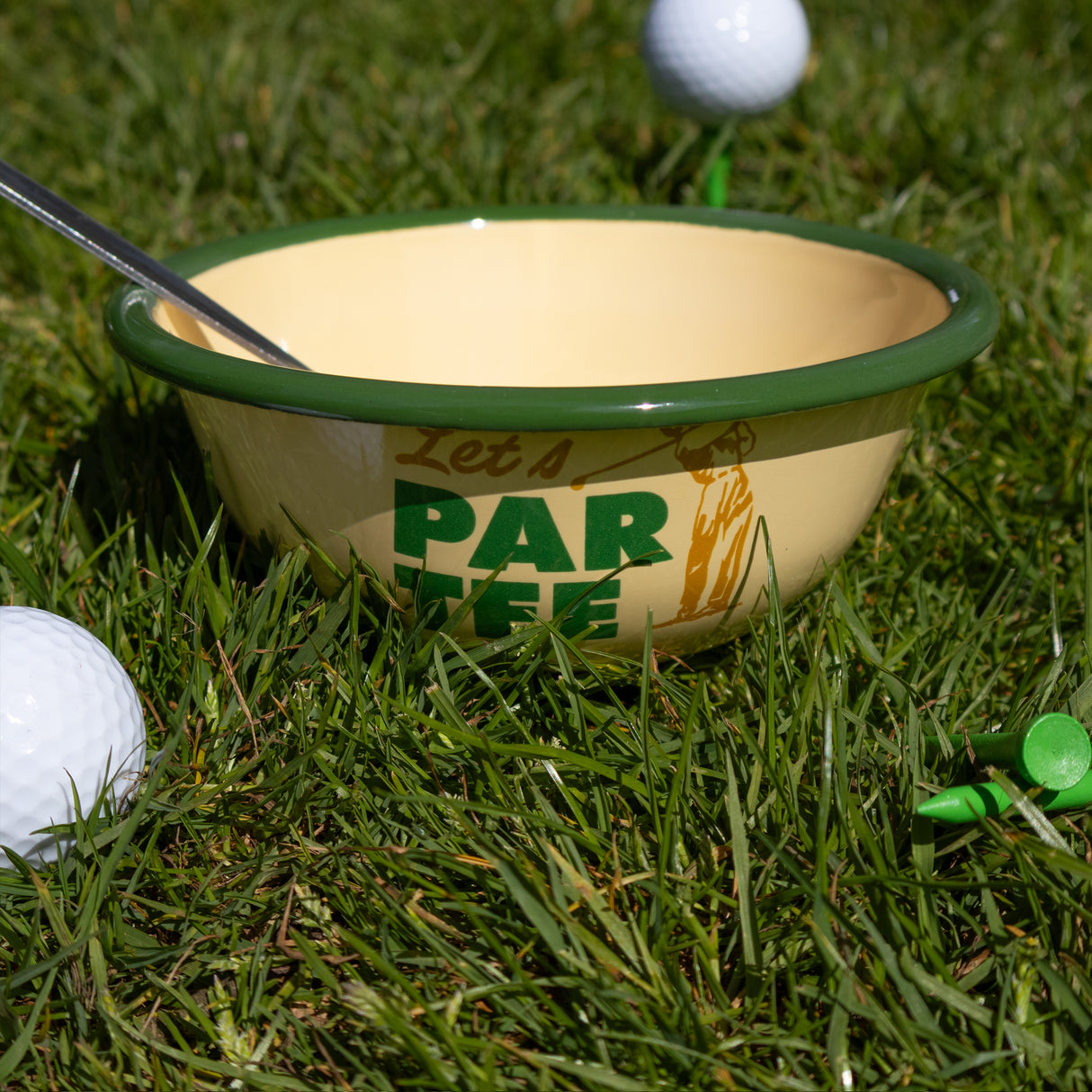 The Gentleman’s Emporium “Let’s Par Tee” Enamel Bowl