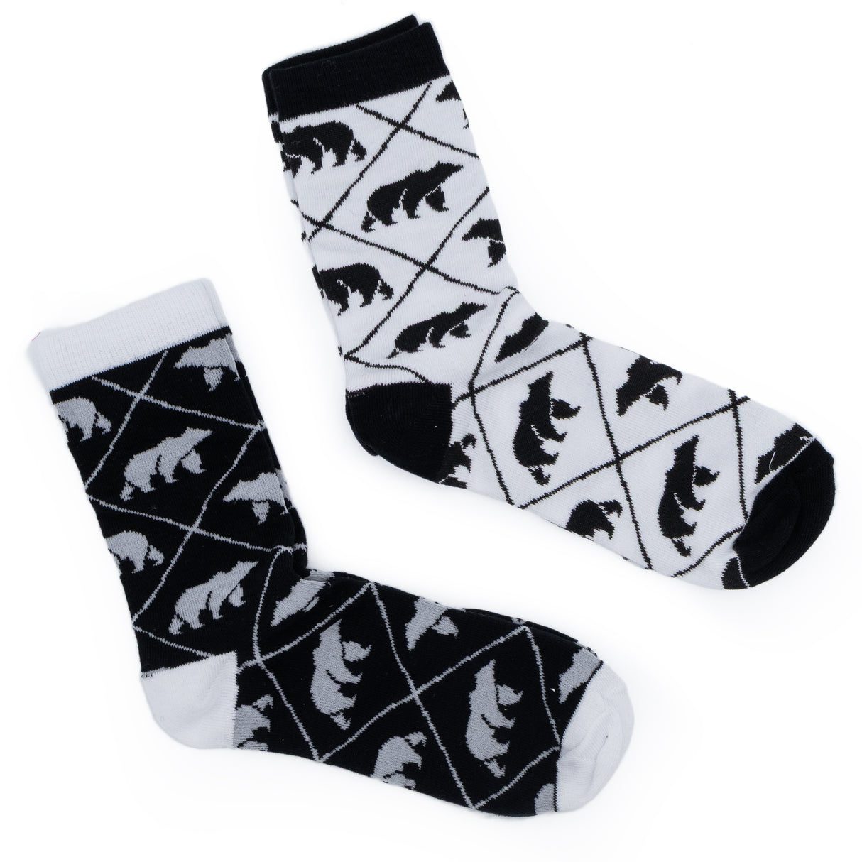The Gentleman’s Emporium “Bear Feet” Socks – 2 Pair Gift Set