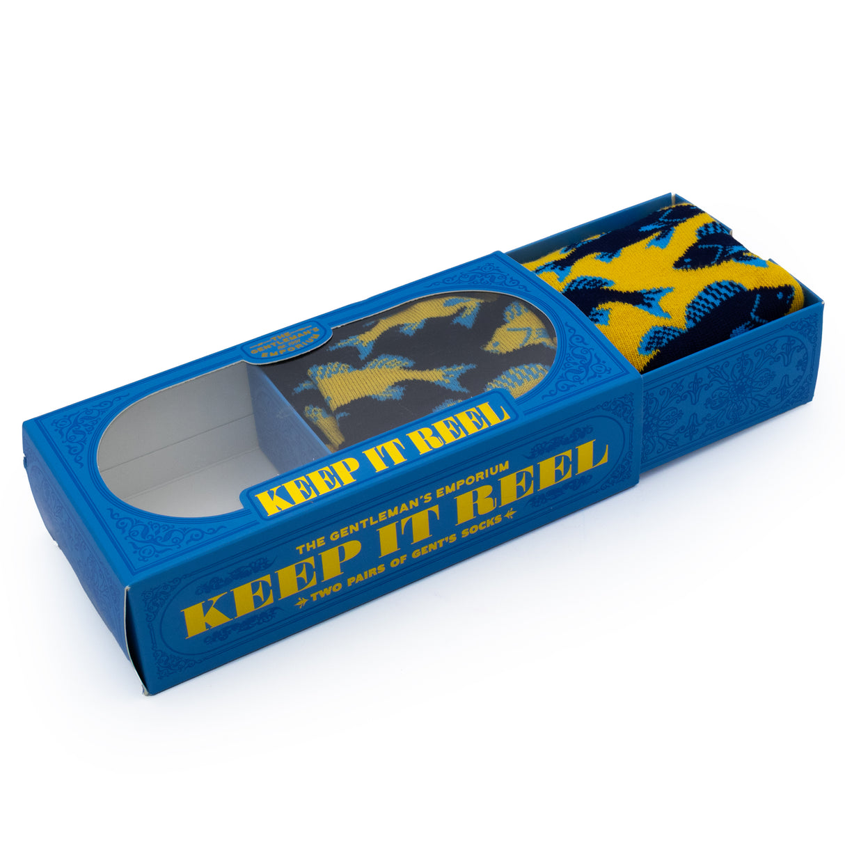 The Gentleman’s Emporium “Keep it Reel” Socks – 2 Pair Gift Set
