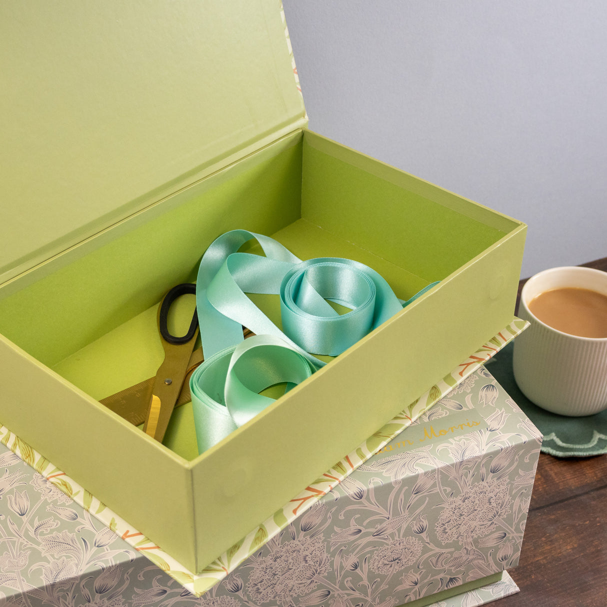 Set of 3 Nesting Storage Boxes - William Morris Designs
