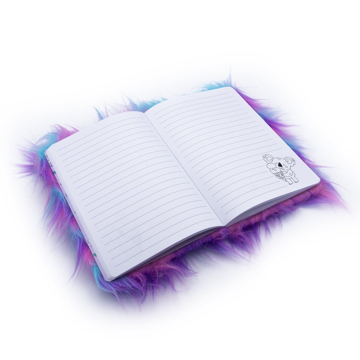 Scruffy Koala Plush Notebook – Soft A5 Lined Journal for Kids