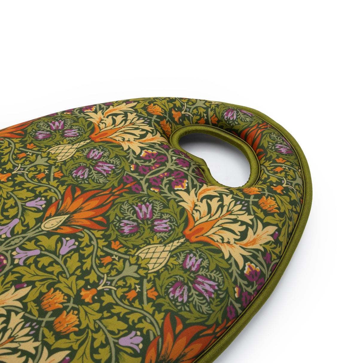 Orange Grove Garden Kneeler - William Morris Design - Padded Memory Foam