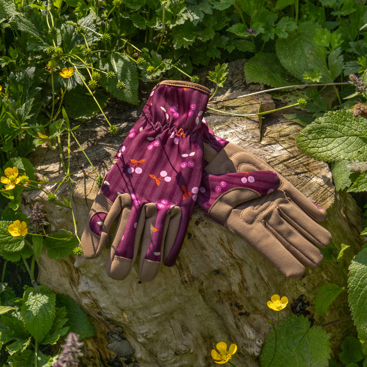 Willow & Belle Gardening Gloves - Women's One Size – Cherries Design