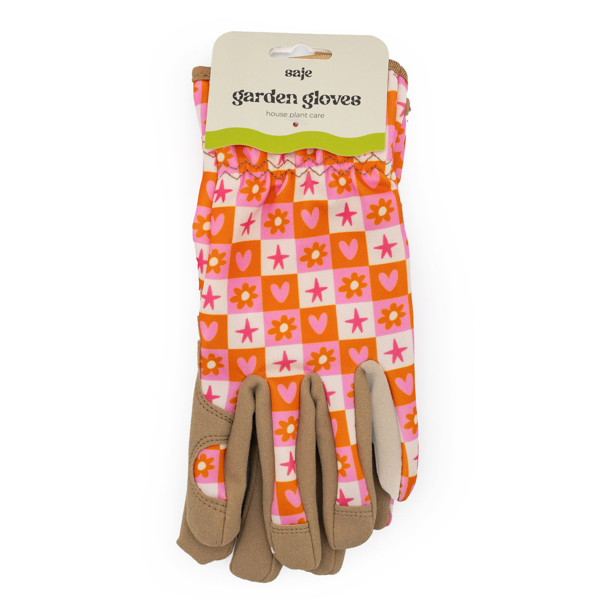 Saje Gardening Gloves - Women's One Size – Lover Check Design