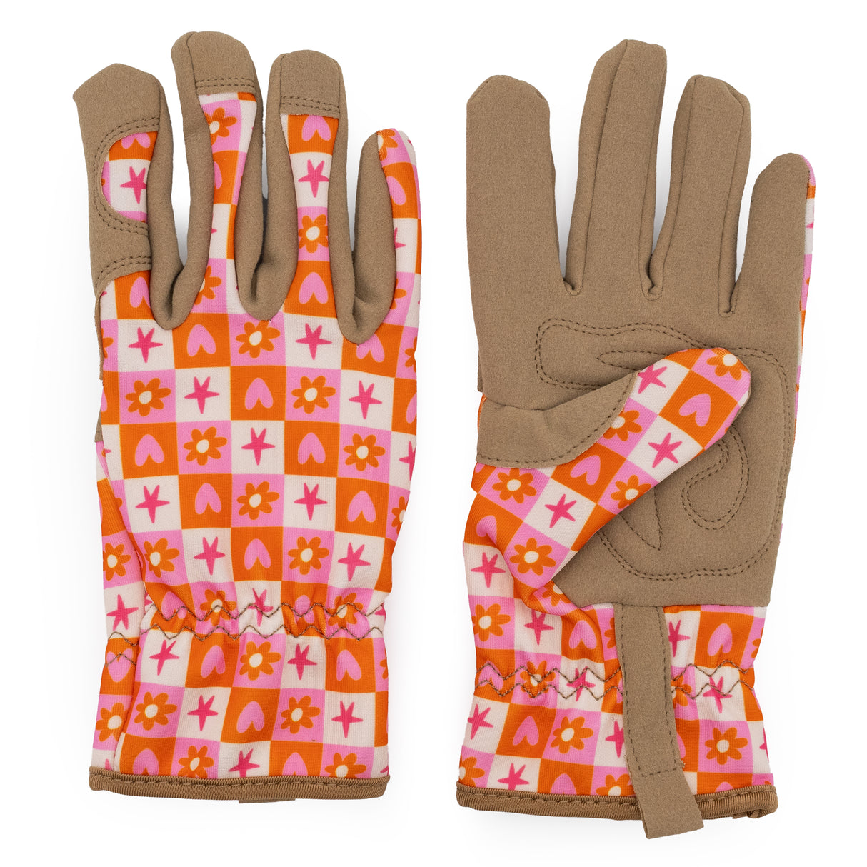 Saje Gardening Gloves - Women's One Size – Lover Check Design