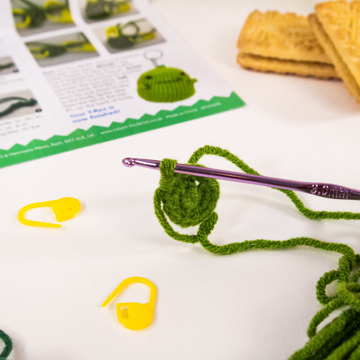 Make Your Own Crochet Key Ring Kit - T-Rex