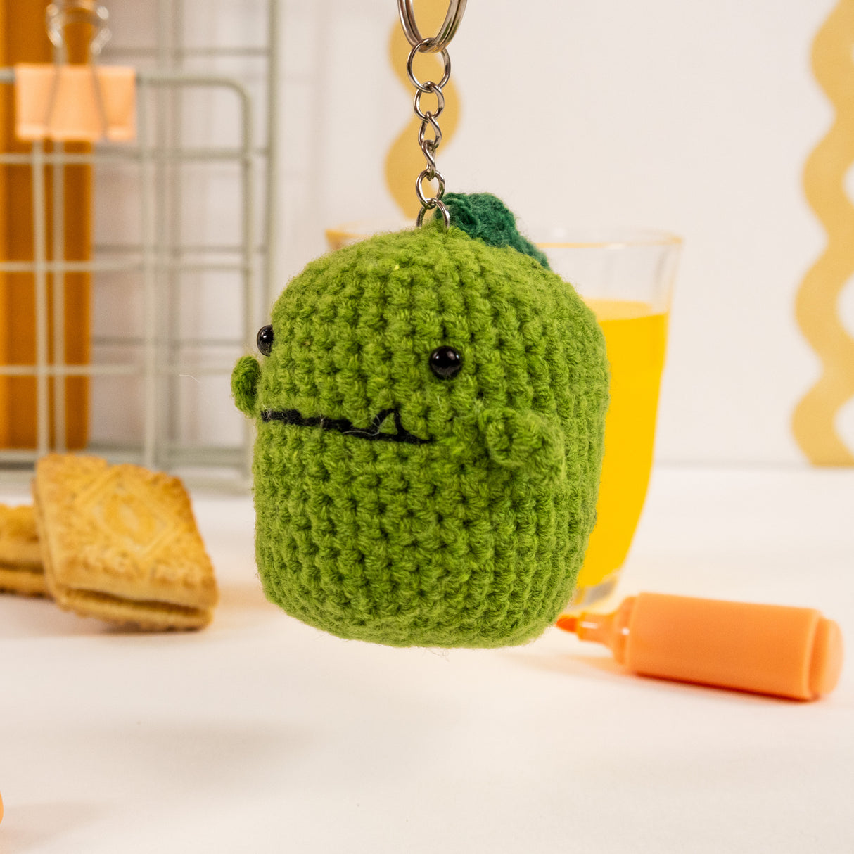 Make Your Own Crochet Key Ring Kit - T-Rex