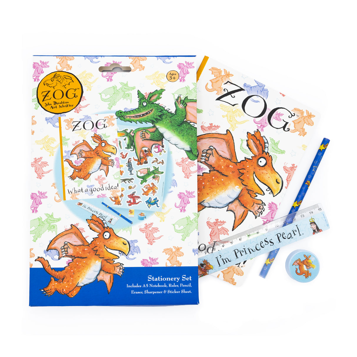 Zog Children’s Stationery Set with Stickers