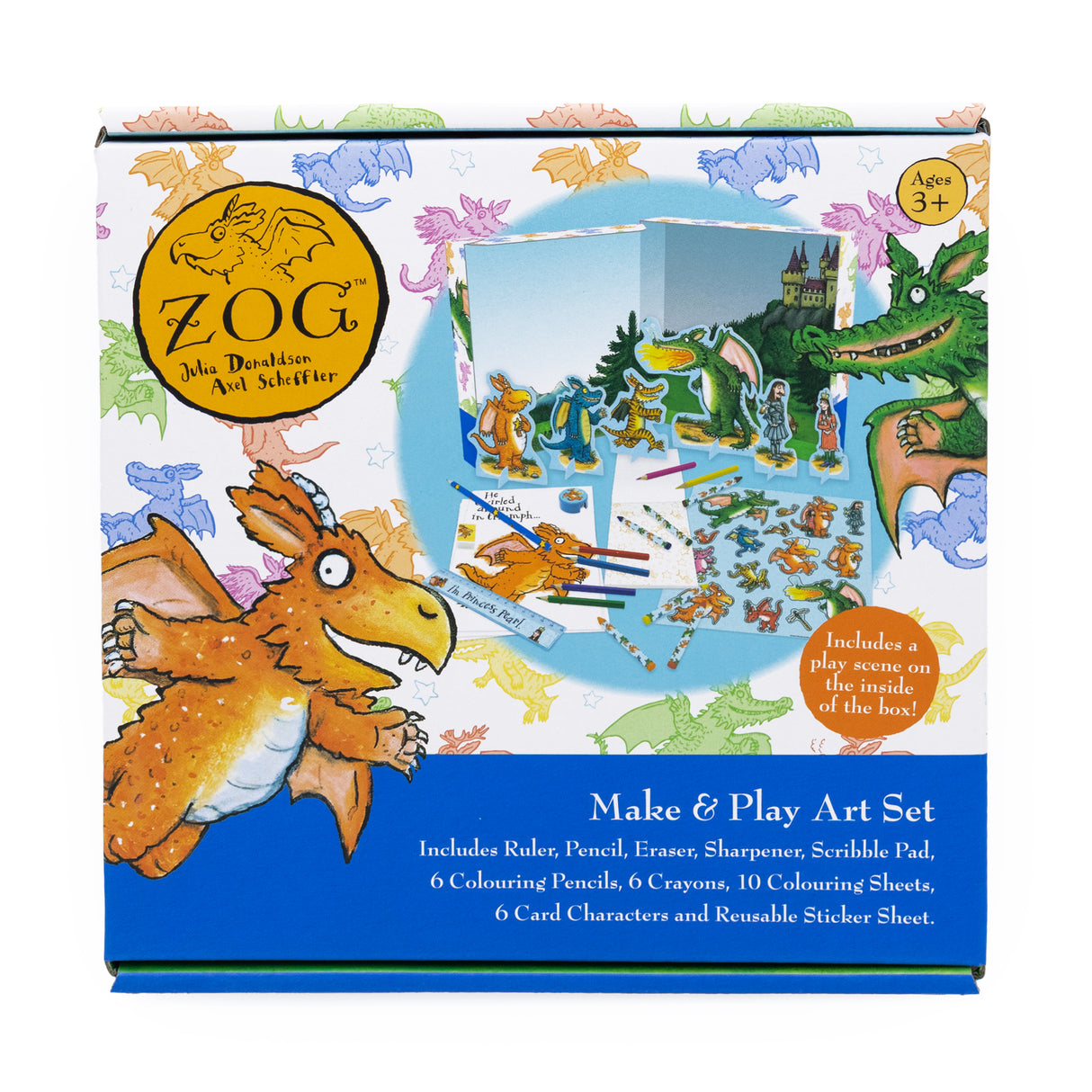 Zog Make & Play Set – Creative Activity Kit with Play Scene