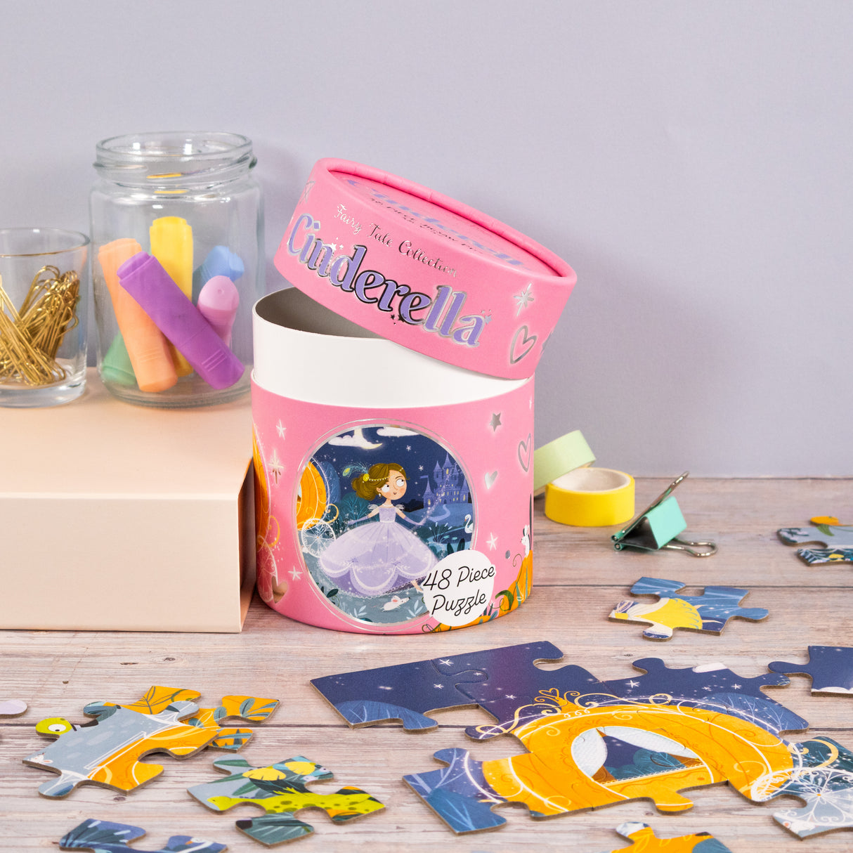 Cinderella Fairy Tale Jigsaw Puzzle - 48 Piece Puzzle