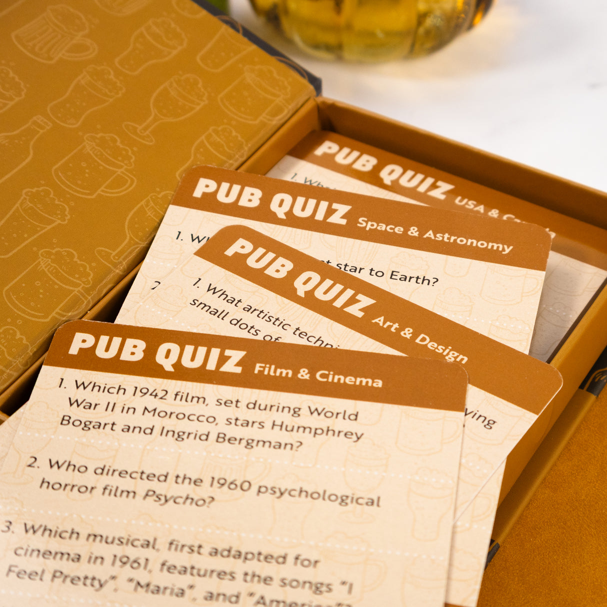 Pub Quiz Trivia Cards