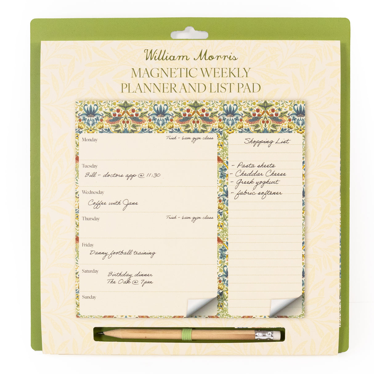 William Morris Magnetic Weekly Planner