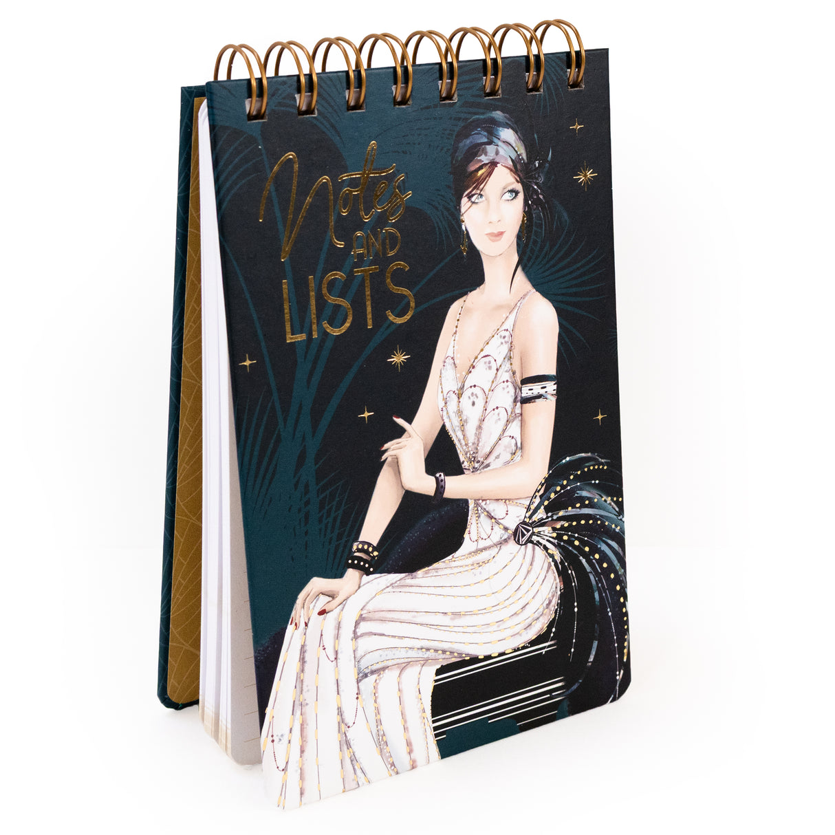 Claire Coxon Art Deco Wired Notepad