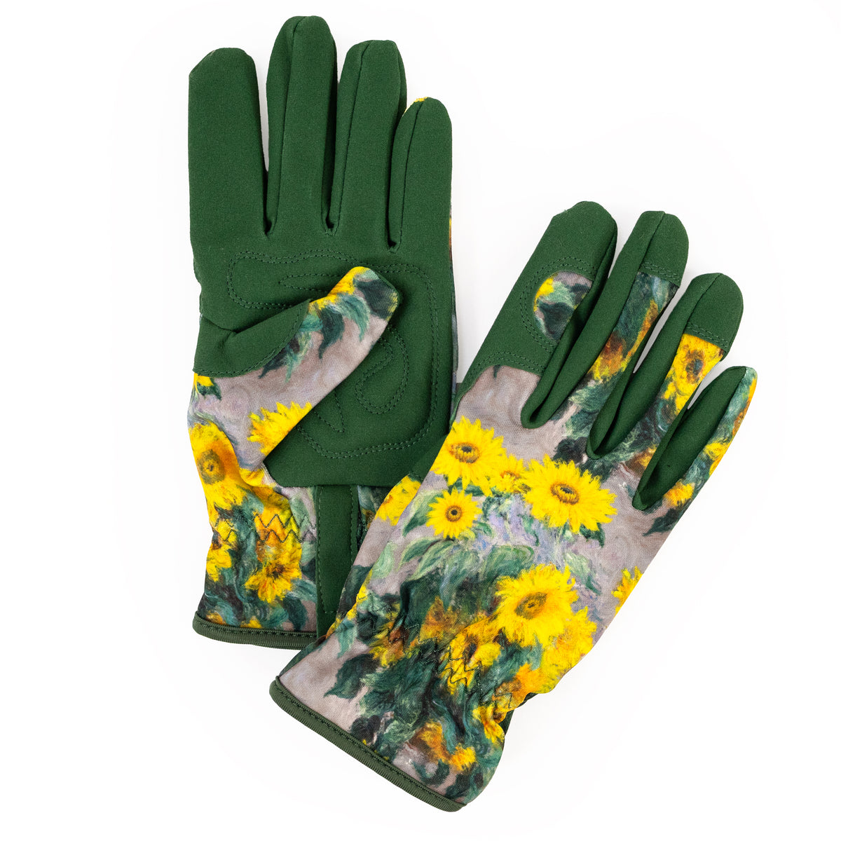 Outdoor Gardening Gloves - Monet's Bouquet of Sunflowers Design