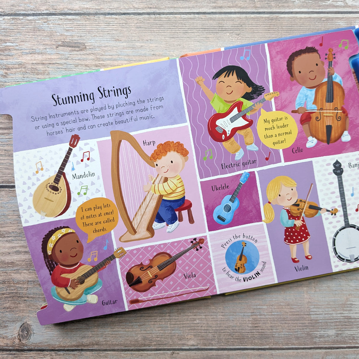My First Instruments - Children's 6 Button Sound Book