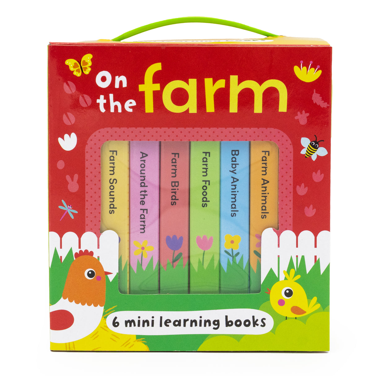 On the Farm – Box Set of 6 Mini Board Books - Baby & Toddler First Learning