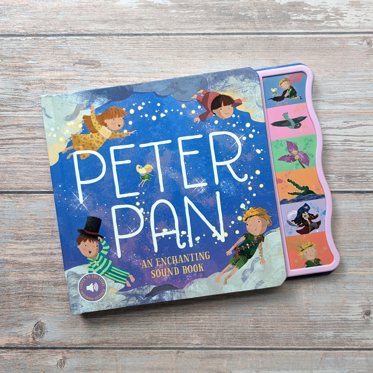 Peter Pan Fairy Tale Sound Book - 6 Enchanting Sound Buttons To Press And Play