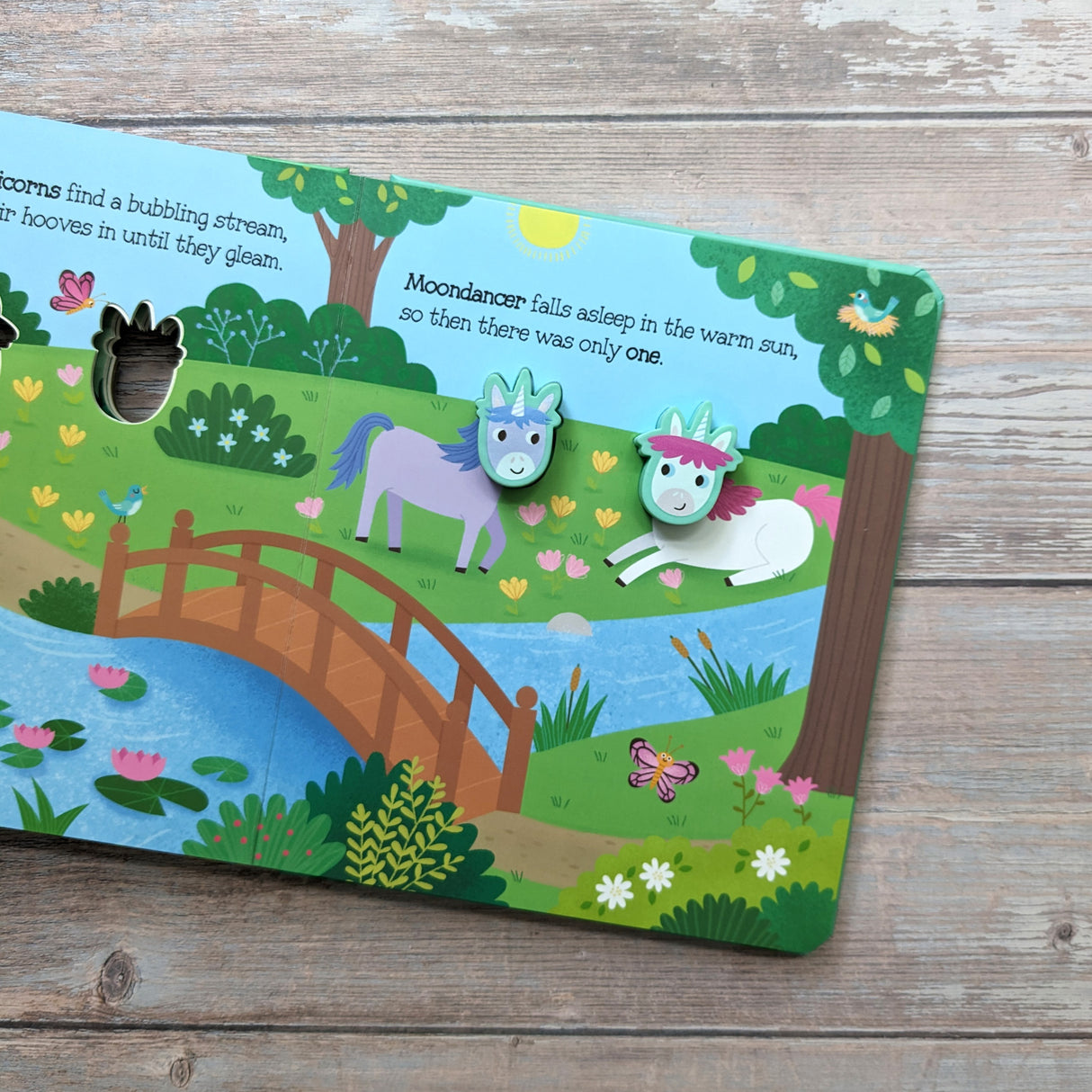5 Magical Unicorns - Children's Touch & Feel Silicone Book