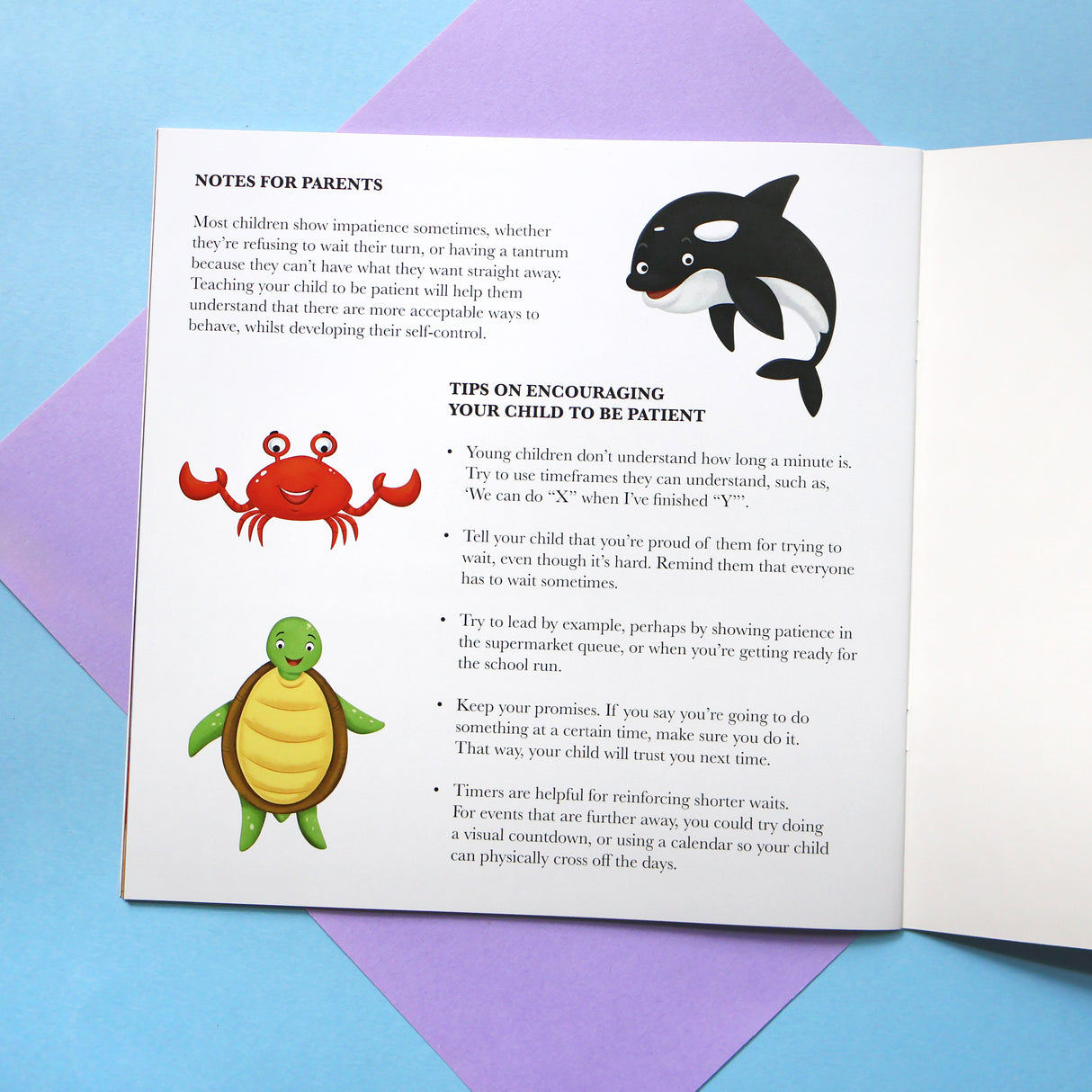 When Whale Won't Wait - Me And My Feelings Children's Paperback Book