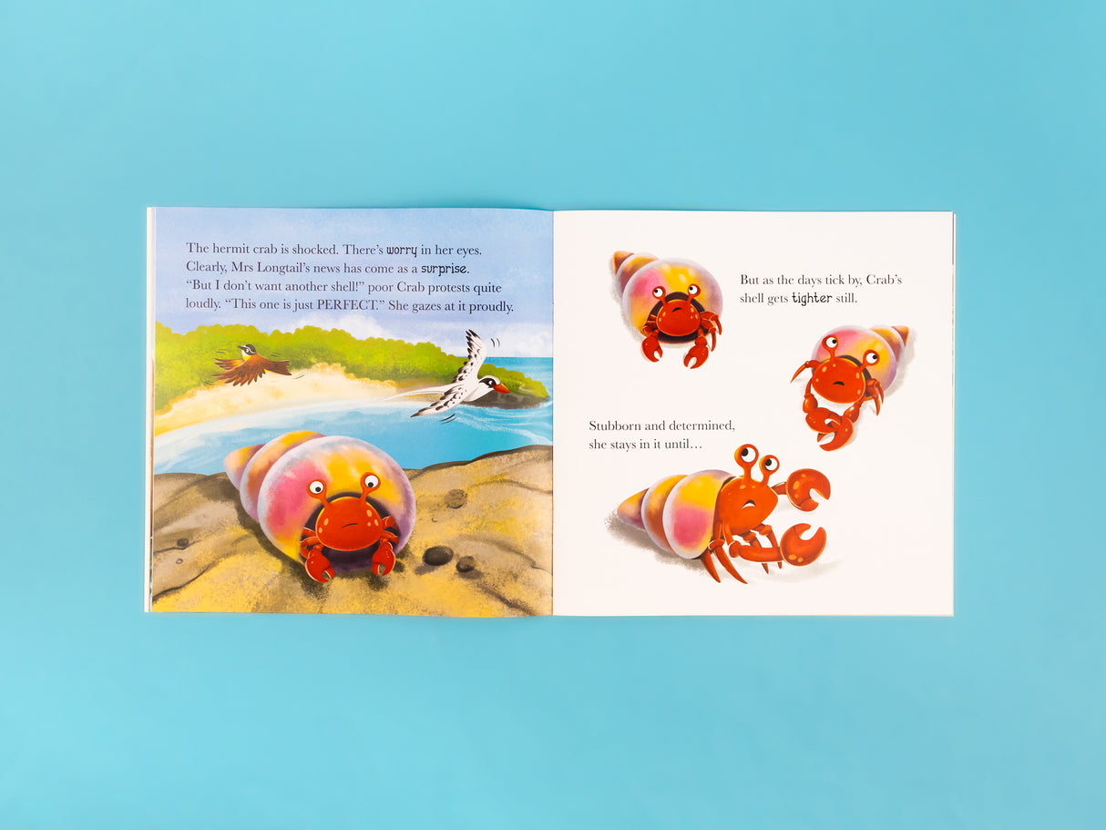 When Crab Feels Calm - Me And My Feelings Children's Paperback Book