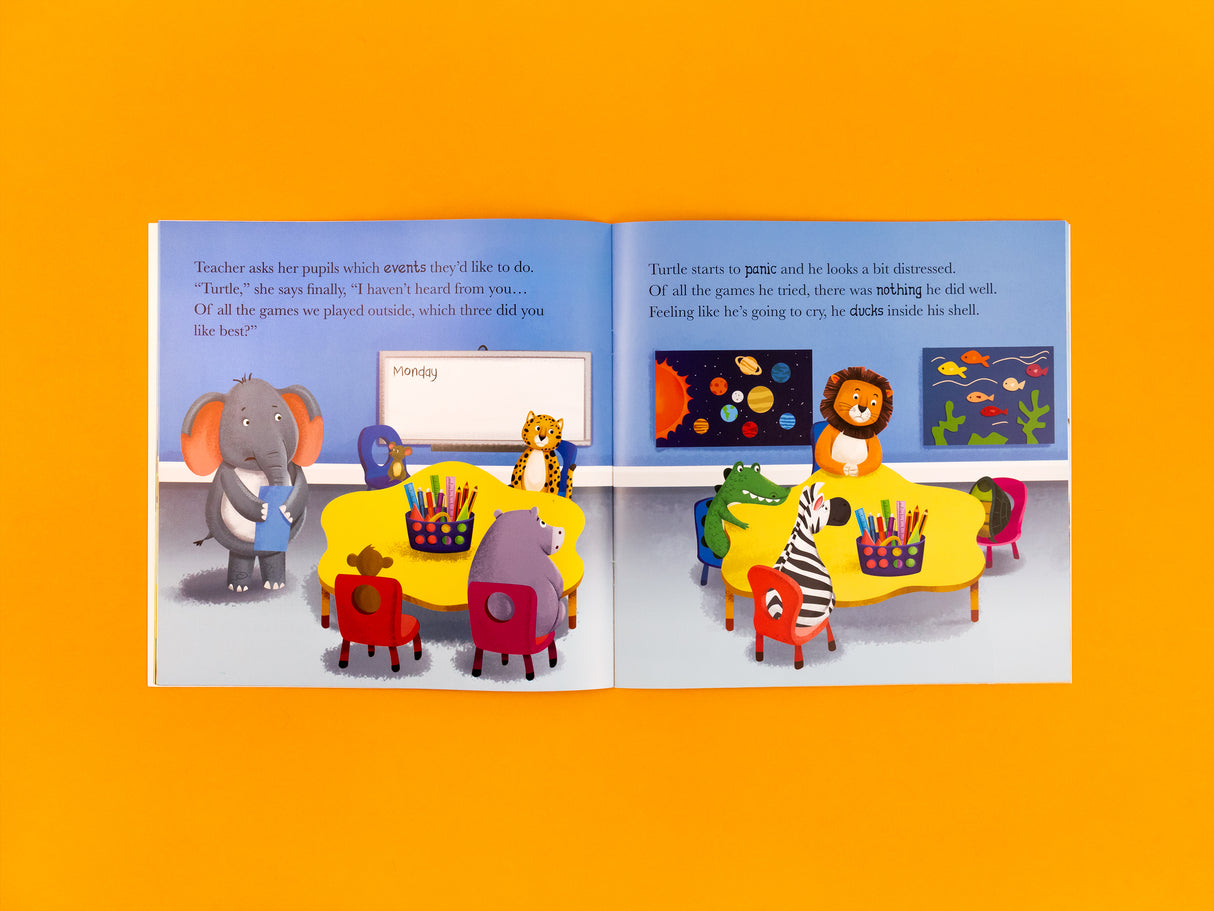 When Turtle Feels Proud - Me And My Feelings Children's Paperback Book