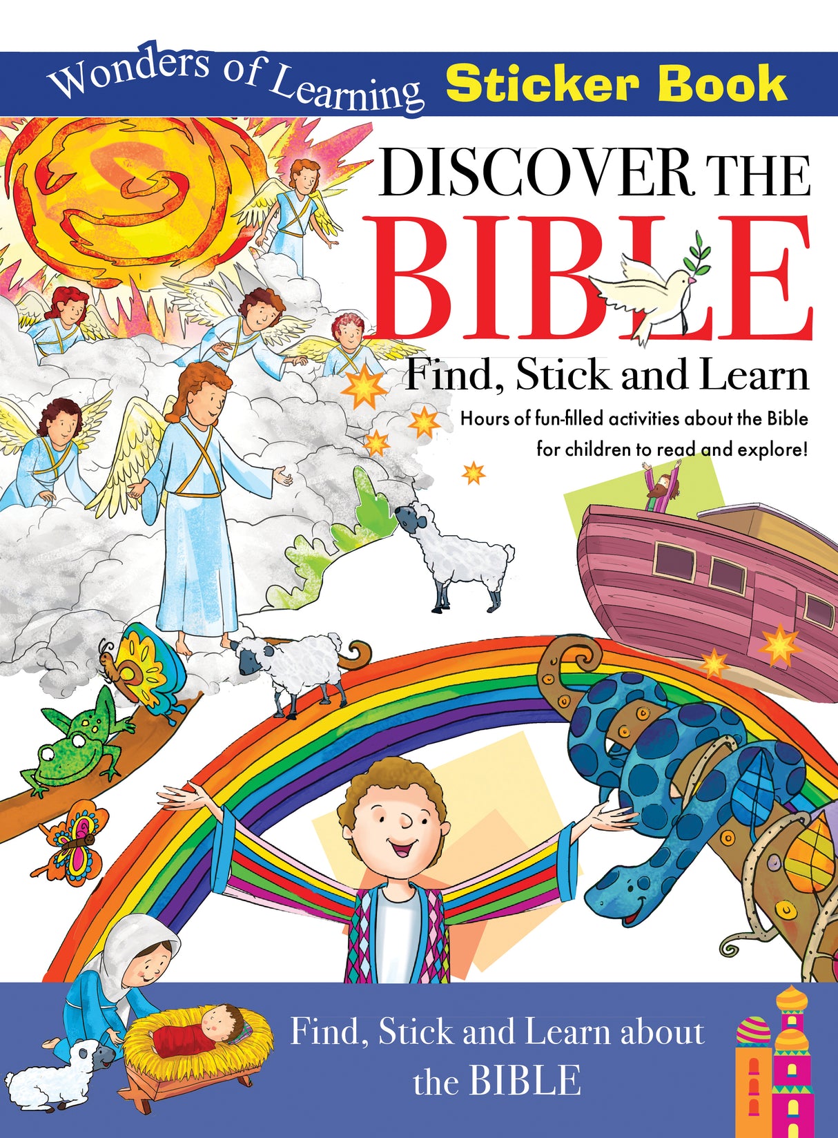 Discover The Bible Sticker Book - Find, Stick and Learn