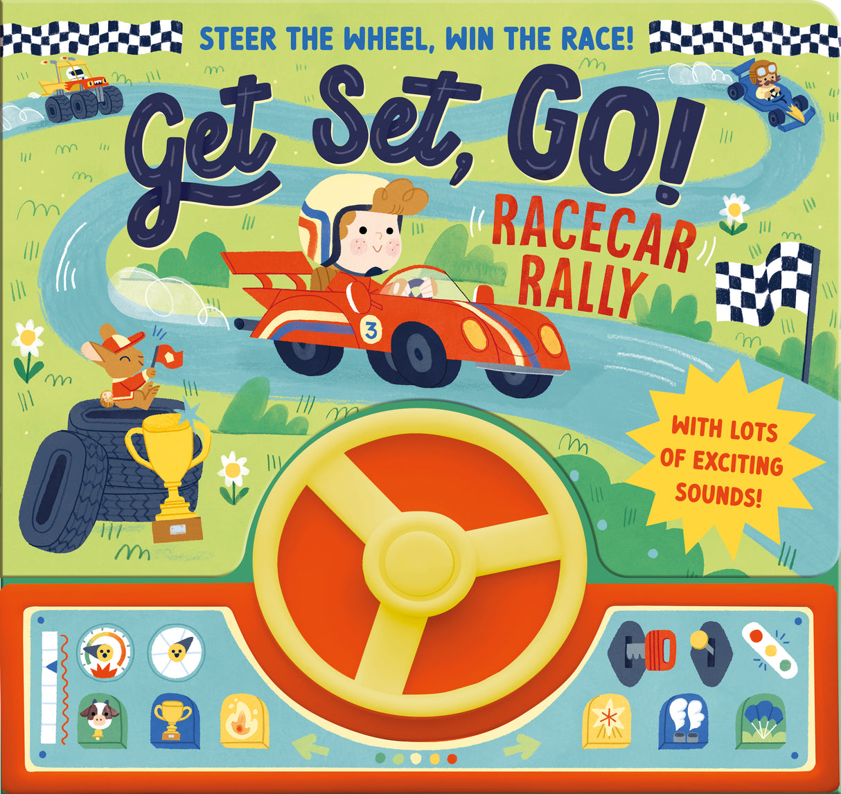 Get Set, Go! Race Car Rally Children’s Sound Book