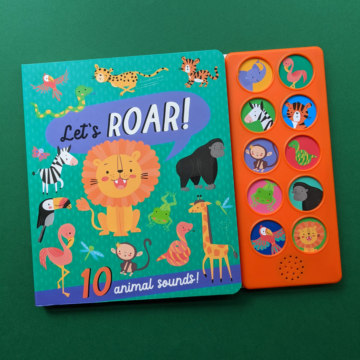 Let's Roar - Children's 10 Button Sound Book