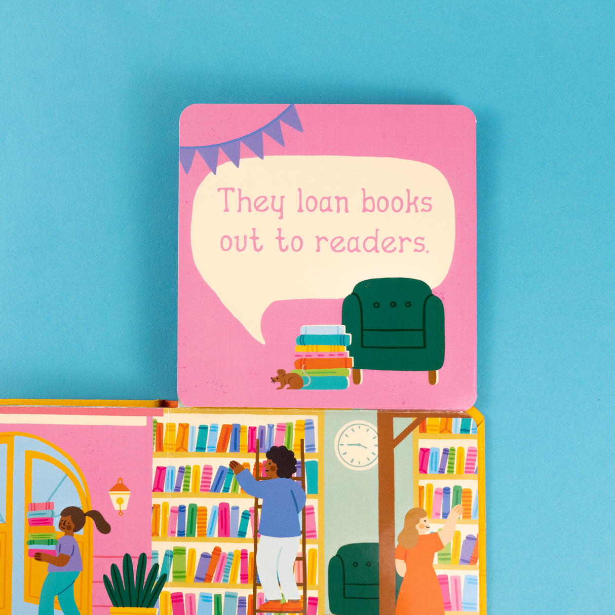 Who’s Here In The Town – Fold-Out Flaps Board Book