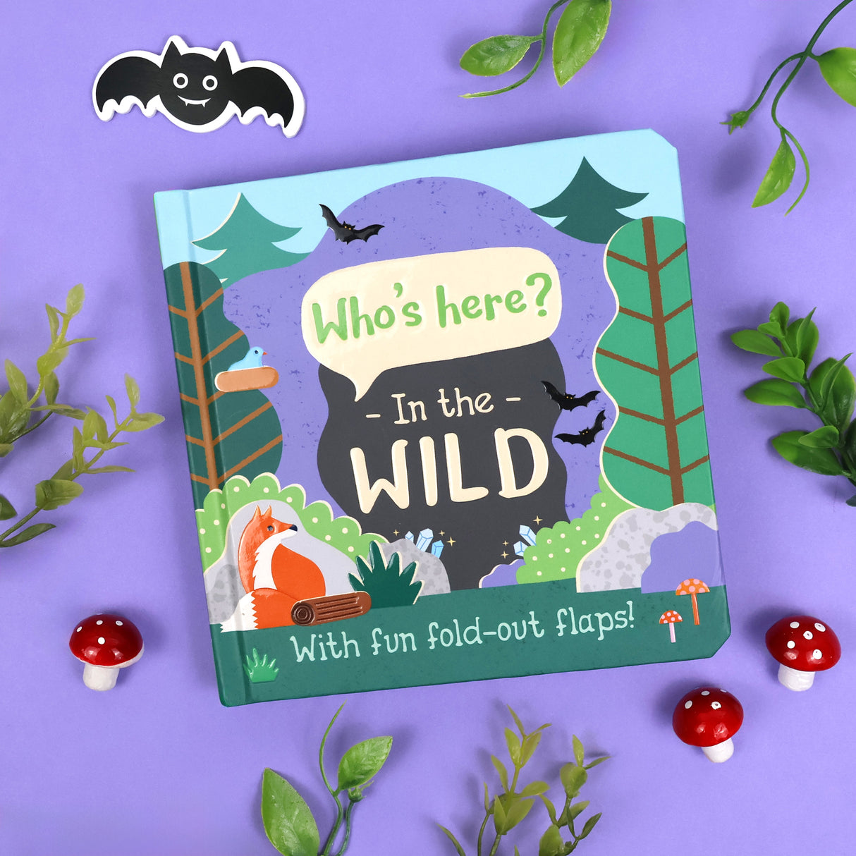 Who’s In The Wild – Fold-Out Flaps Board Book