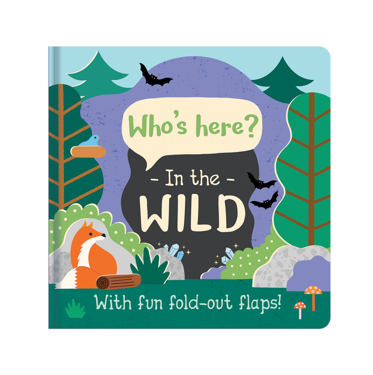Who’s In The Wild – Fold-Out Flaps Board Book