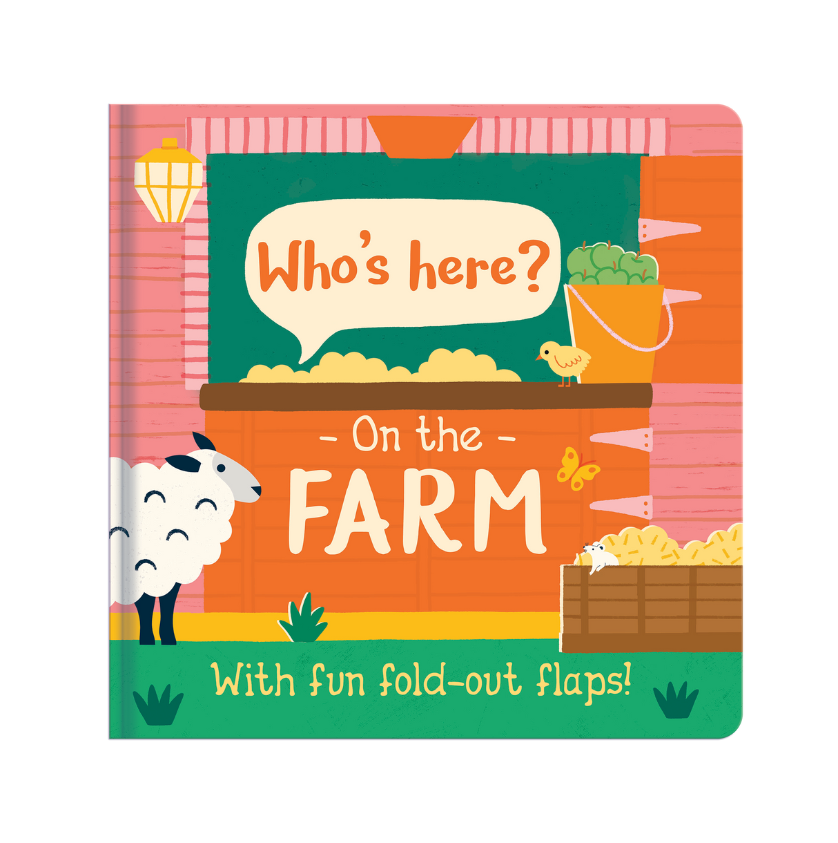 Who’s Here On The Farm – Fold-Out Flaps Board Book