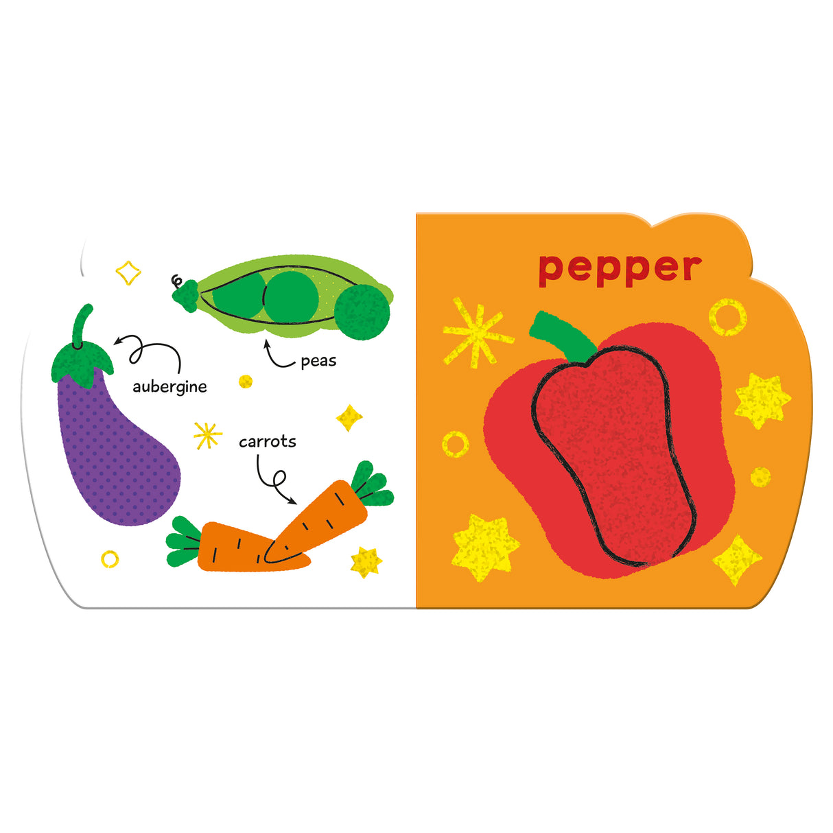 Little Book of First Words Food - Sparkly Board Book