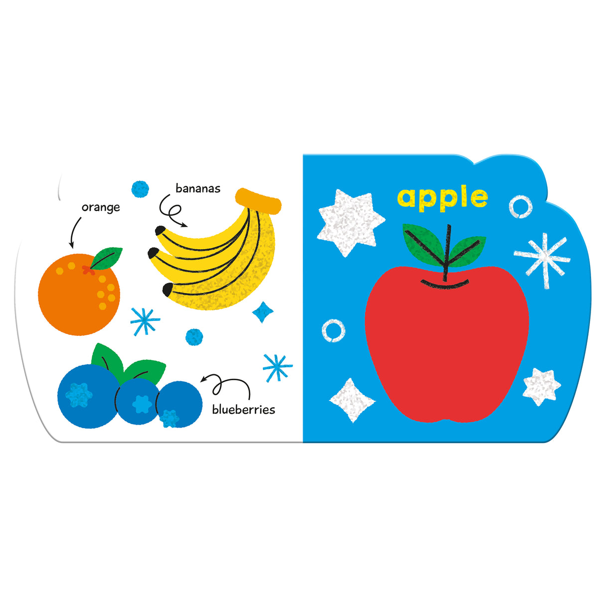 Little Book of First Words Food - Sparkly Board Book