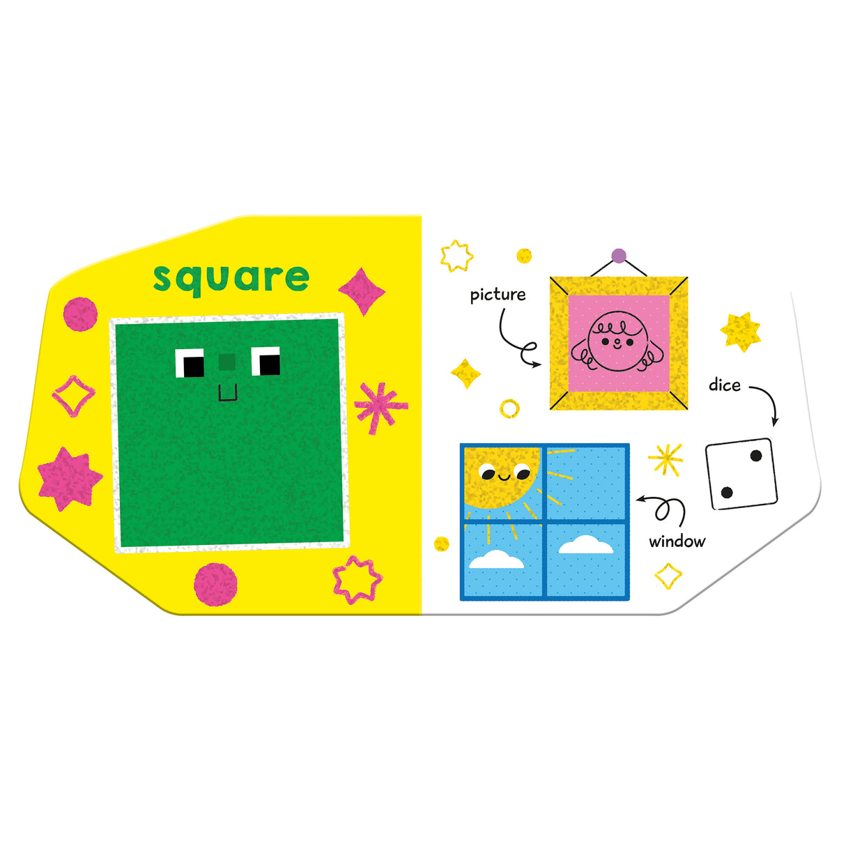 Little Book of First Words – Shapes - Sparkly Board Book