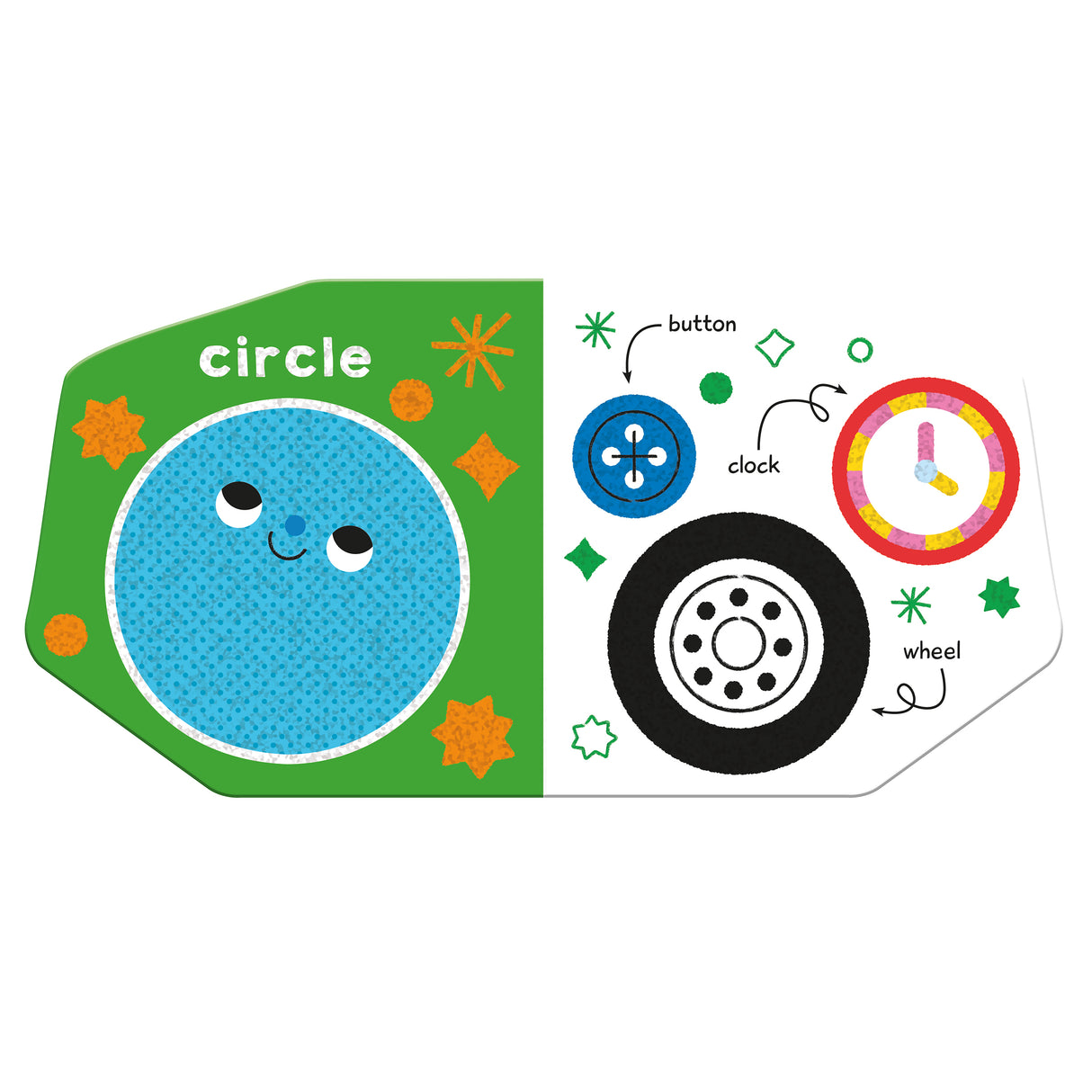 Little Book of First Words – Shapes - Sparkly Board Book