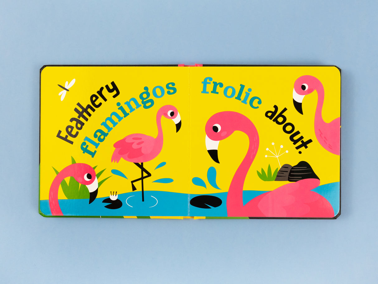 Safari - High Contrast Neon Board Book